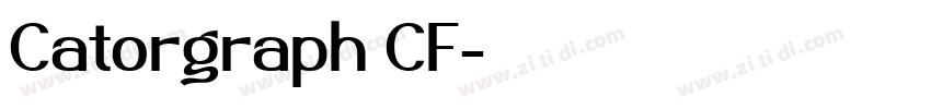 Catorgraph CF字体转换